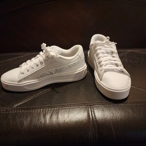 Puma White Athletic Shoes